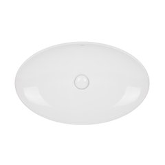 Раковина-чаша Qtap Dove 680х420х120 White с донным клапаном QT0611K160W