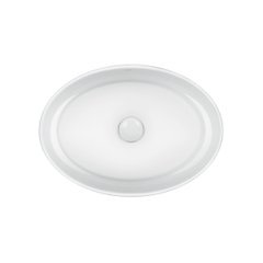 Раковина-чаша Qtap Kolibri 500x360x140 White с донным клапаном QT10113054W