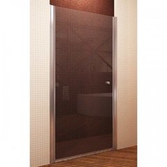 Фото Душевая дверь Koller Pool QP10 80 см, матовое стекло, профиль хром