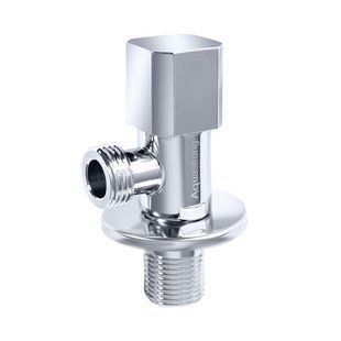 Фото Кран кутовий нерж. AQUASTRONG C4 M1/2 х M3/4 (C402)