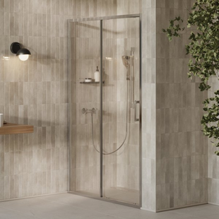 Фото Душові двері RAVAK X-Point Slim XPSDP2 110 полірований алюміній Transparent (X08VD0C0FZ1)