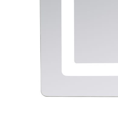 Фото Дзеркало Lidz Kubis (KU2) 800х600 з LED-підсвічуванням Touch, з антизапотіванням, з димером, рег. яскравості LD78LF904806048446