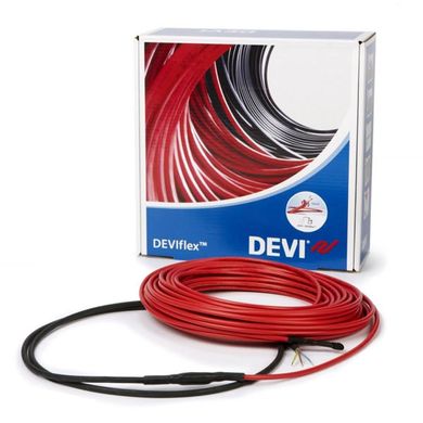 Фото Нагрівальний кабель двожильний DEVI DEVIflex™ 6T 100 м / 635 Вт (140F1207)