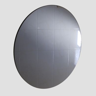 Фото Дзеркало кругле Volle 16-06-905, 60x60 см, сталева рама чорного кольору
