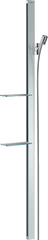 Фото Душова штанга Hansgrohe Unica E 150 см зі шлангом 160 см та полицями Сhrome (27645000)