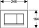 Клавіша змиву Geberit Sigma30, білий/матовий білий (115.883.11.1) Фото 2 з 4