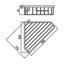 Мыльница-сетка угловая Emco System 2 17.6x17.6x3.7 см (3545 001 02) Фото 2 из 2