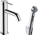 Комплект для гігієнічного душу Hansgrohe Tecturis S зі зливним клапаном Push-Open, хром (73211000) Фото 1 з 2