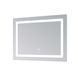 Дзеркало Lidz Kubis (KU2) 800х600 з LED-підсвічуванням Touch, з антизапотіванням, з димером, рег. яскравості LD78LF904806048446 Фото 5 з 11