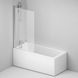 Душевая шторка для ванны, прозрачное стекло 80х140 см AM.PM WU90BS-080-140CT Gem Фото 2 из 3