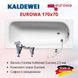 Комплект: Ванна стальная Kaldewei Eurowa 170x70 сталь 2,5 мм + ножки + сифон с цепочкой Фото 2 из 6