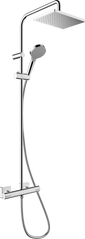 Фото Душевая система Hansgrohe Vernis Shape Showerpipe 230 1jet с термостатом Chrome (26286000)