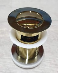 Фото Сливной вентиль (донный клапан) Imprese Pop-up, золото (PP280zlato)