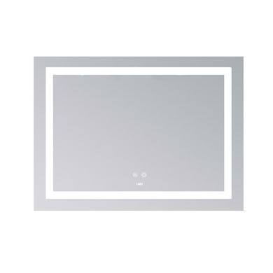 Фото Дзеркало Lidz Kubis (KU1) 900х700 з LED-підсвічуванням Touch, з антизапотіванням, з димером, рег. яскравості LD78LF904907048451