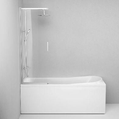 Фото Душова шторка для ванни, розсувна 100х150 см AM.PM WU80S-100PS-150MT Like