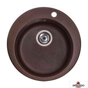Фото Кухонная мойка Granado Vitoria Marron D=510