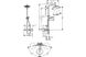 Душова система Hansgrohe Croma Select S 280 1jet Showerpipe з термостатом Brushed Bronze (26890140) Фото 3 з 8