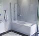 Душова шторка для ванни 80х140 см AM.PM роспашна WU90BS-D080-140CT Gem Фото 3 з 3