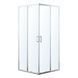 Душова кабіна Eger VI`Z new CC, 95x95x195 см, квадратна, регульований хромований профіль (+/-5 см), прозоре скло Фото 1 з 2