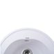 Гранітна мийка Globus Lux MARTIN 510мм, білий Фото 3 з 5