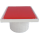 Надставка для трапа Styron зі скляною гратами або під плитку (RED) 150x150 мм STY-505-GFP Фото 1 з 2