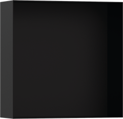 Фото Hansgrohe XtraStoris Minimalistic Настінна ніша з відкритою рамкою 30х30х10см Matt Black (56073670)