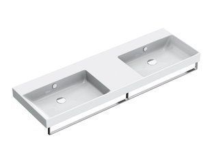 Фото Умывальник Catalano NEW ZERO 125x50 двойной, белый 1125ZEDUP00