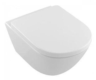 Фото Унітаз підвісний Villeroy&Boch Subway 2.0 DirectFlush з сидінням SlimSeat Soft-Close (4609R001+9M86S101)