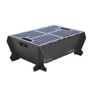 Мангал-гриль Carino Flat Pack разборной с грилем 550х400х200 мм, металл 3 мм без покрытия