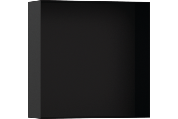 Фото Hansgrohe XtraStoris Minimalistic Настінна ніша з відкритою рамкою 30х30х10см Matt Black (56073670)