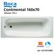 Ванна чугунная Roca Continental 160x70 Фото 1 из 8