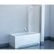 Штopa для ванны неподвижная oднo-элeмeнтная Ravak BVS1-80 chrom + glass Transparent Фото 1 из 2