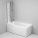 Душова шторка на ванну 80х140 см, орні з нерухомою стінкою AM.PM WU90BS-D3W5-140CT Gem Фото 3 з 4