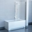 Фото Штopa для ванни двохелементна c рухомою чacтью Ravak BVS2-100 R Transparent