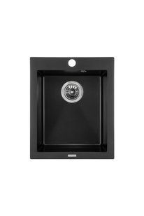 Фото Кухонна мийка Granado Cadiz Black Shine 410x500