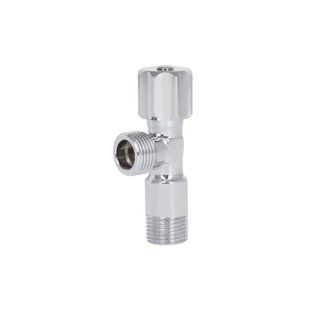 Фото Кран угловой Thermo Alliance Standart (ручка шестигранник) с вент.буксой 1/2"Н х 1/2"Н (SF3441515)
