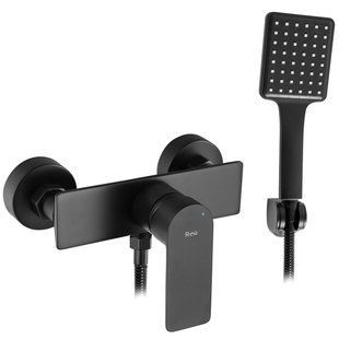 Фото Смеситель для ванны REA URBAN BLACK черный настенный (REA-B9909)