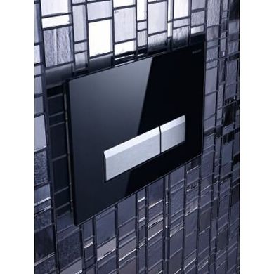 Фото Клавиша смыва Geberit Sigma40, черный алюминий, со встроенной системой удаления запаха (115.600.KR.1)