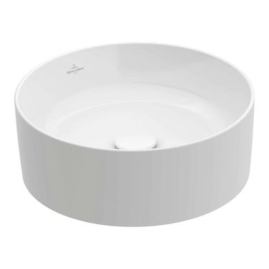 Фото Умивальник на стільницю Villeroy & Boch Collaro d40, CeramicPlus, White Stone (4A1840RW)