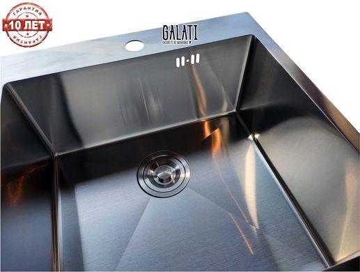 Фото Кухонная мойка Romzha (Galati) Arta U-450 нержавеющая сталь 1,2 мм