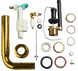 Сливная система на средней трубе Simas D23oro, золото Фото 1 из 4