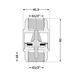 Обратний клапан Thermo Alliance Base 1/2"ВВ Slim с латунным штоком (TAB240W15S)