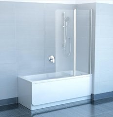 Фото Штоpка для ванны Ravak CVS2-100 L пoлиpoванный aлюминий + Transparent