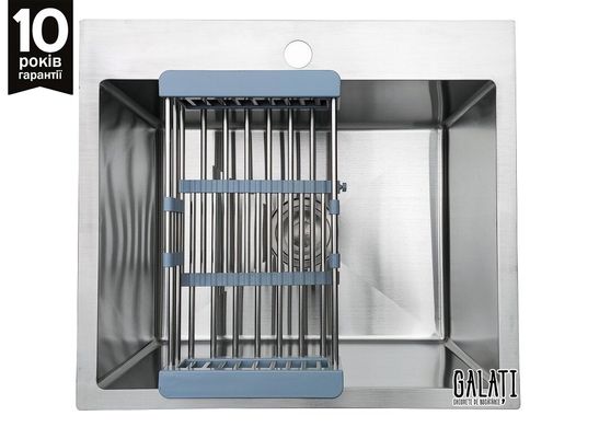 Фото Кухонная мойка Romzha (Galati) Arta U-490 нержавеющая сталь 1,2 мм