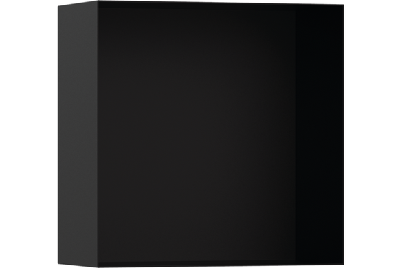 Фото Hansgrohe XtraStoris Minimalistic Настінна ніша з відкритою рамкою 30х30х14см Matt Black (56079670)