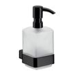 Дозатор жидкого мыла подвесной Emco Loft Black, черный матовый (0521 133 01)