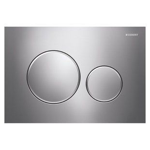 Фото Клавиша смыва Geberit Sigma20, хром глянец/хром мат/хром глянец (115.882.KH.1)