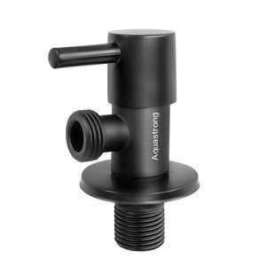 Фото Кран кутовий нерж. AQUASTRONG D7 M1/2 х M3/4 (D717)