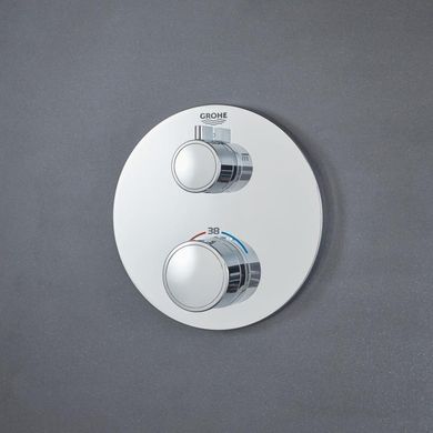Фото Термостат для душу Grohe Grohtherm на 2 положення верхній-ручний душ (24076000)