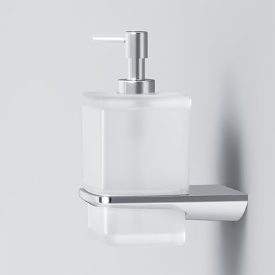 Фото Диспенсер для жидкого мыла стеклянный с настенным держателем AM.PM Inspire 2.0 A50A36900